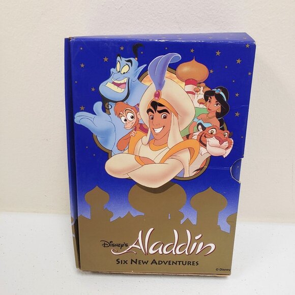 Disney Aladdin Six New Adventures 6 Book Set 1993 Hardcover Collection - Picture 4 of 8